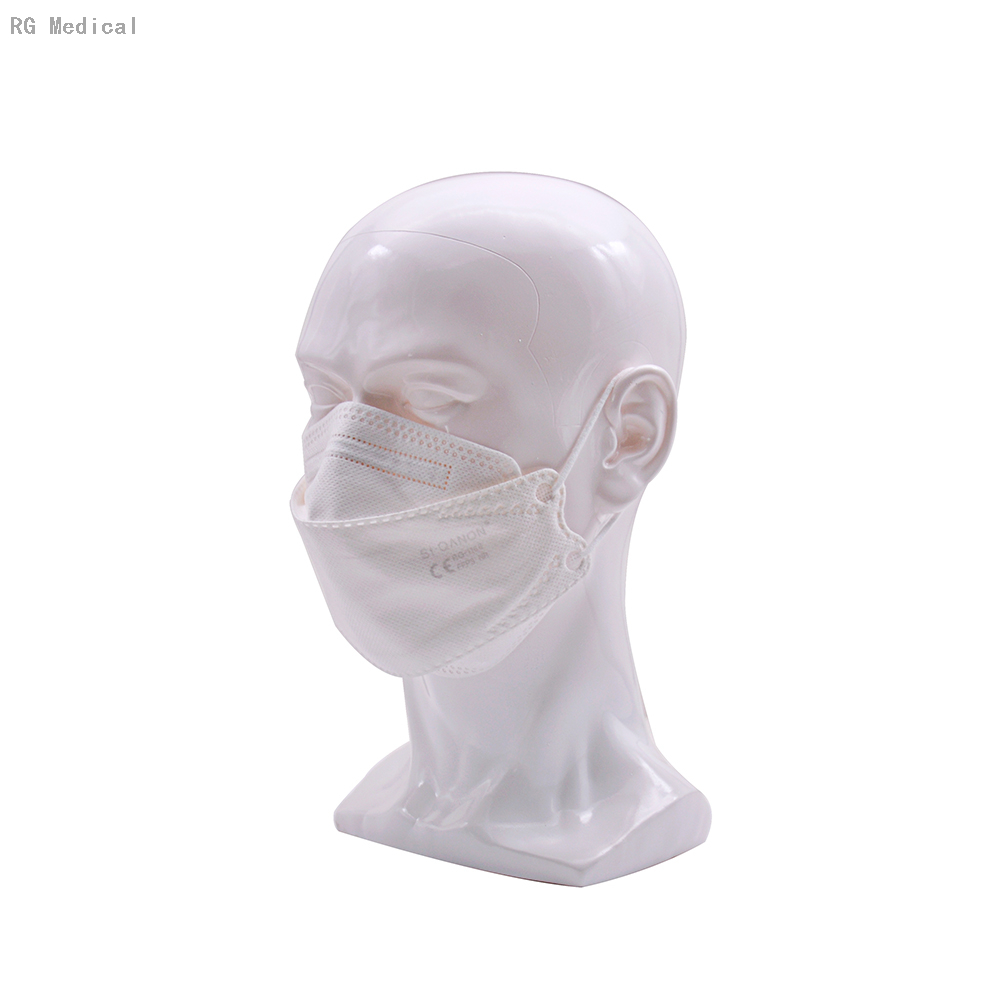 Type de poisson masque facial anti-poussière FFP3 respirateur 4ply