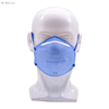 Masque anti-particules jetable Ffp2 en forme de tasse bleue