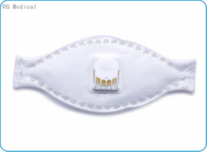 Masque facial protecteur médical jetable de respirateur de particules de type de poisson de FFP3 NR